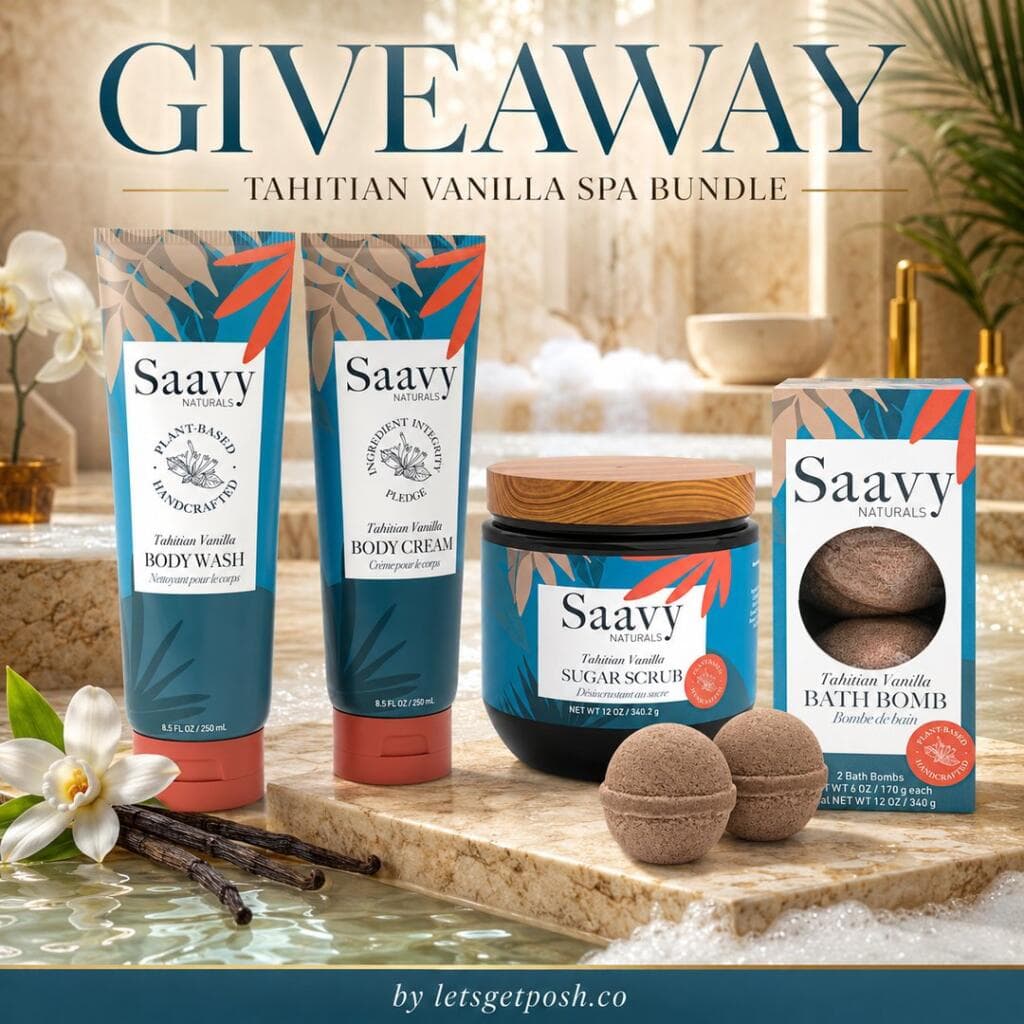 šāØ Win a Saavy Naturals Tahitian Vanilla Spa Bundle! āØš