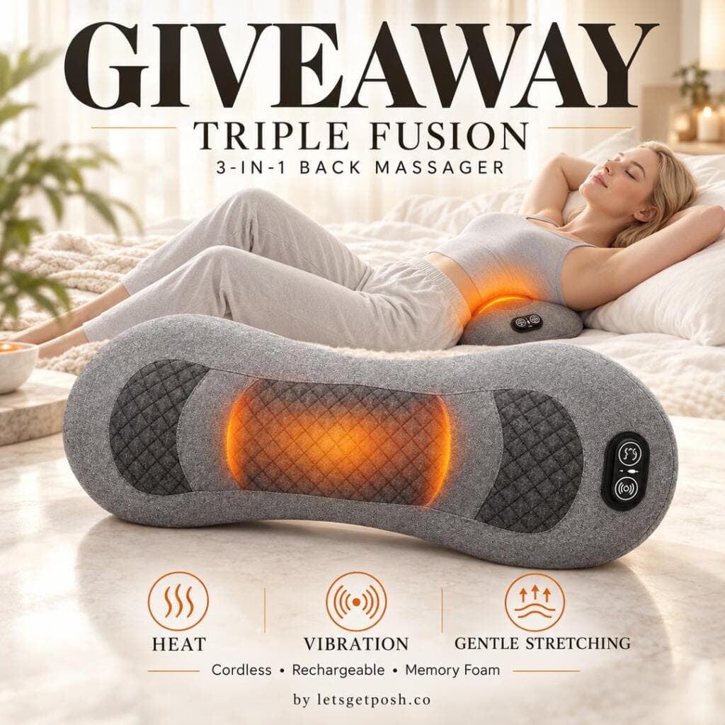šāāļø WIN A TRIPLE FUSION 3-IN-1 BACK MASSAGER! āØ