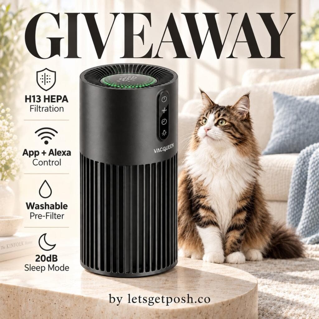 š¾āØ GIVEAWAY! WIN A VACQUEEN SMART HEPA PET AIR PURIFIER! āØš¾